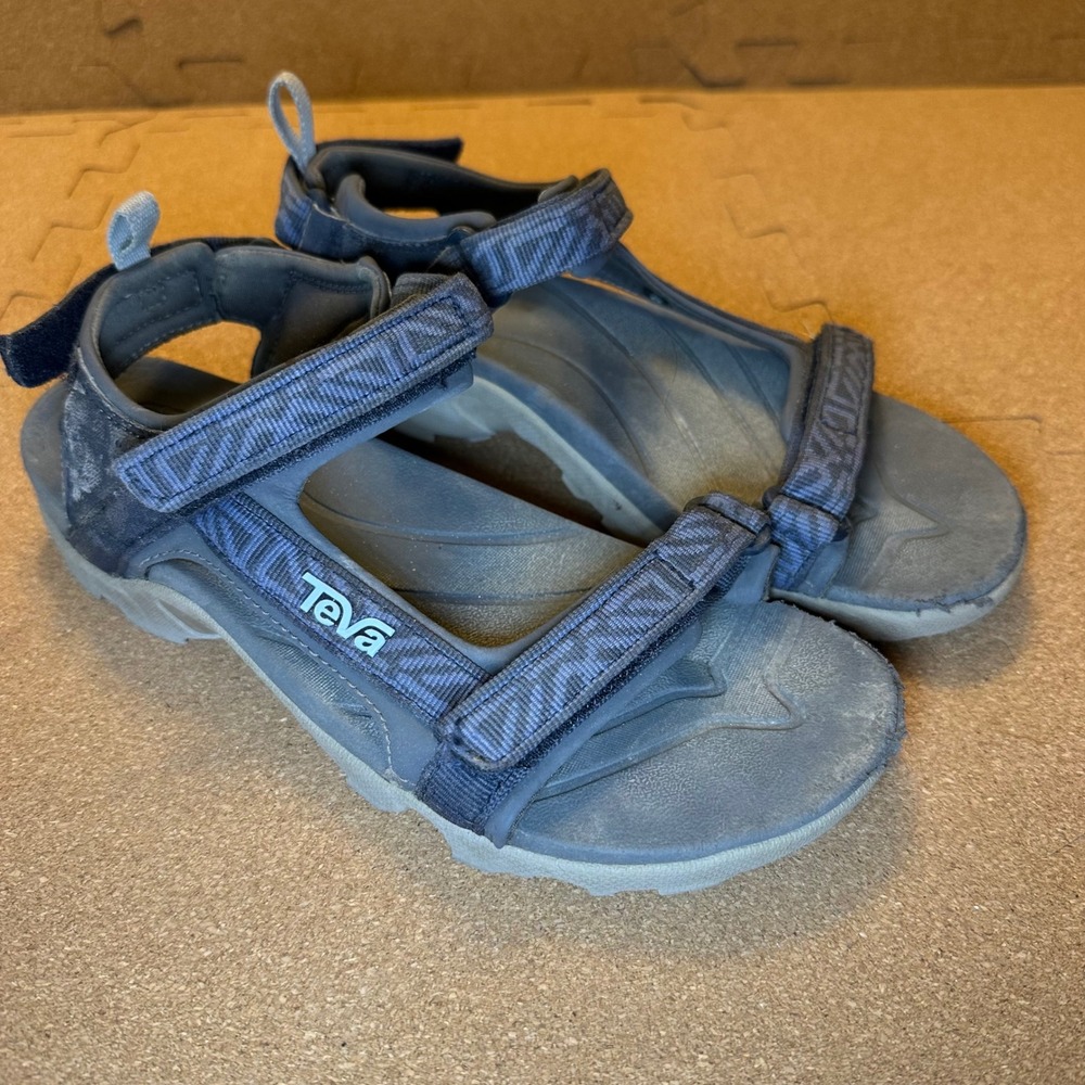 Teva Terra Fi 5 Sport Sandals Mens 5 Blue Hiking Outdoor Strappy 1093489Y